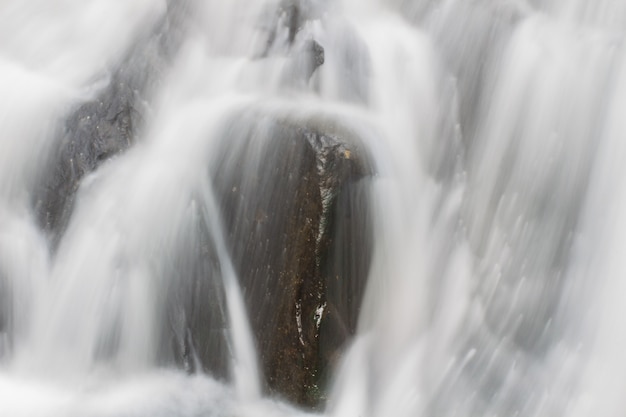 Nature waterfall in deep forest