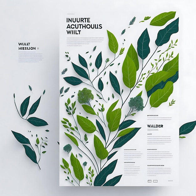 NatureBusinessflyer template