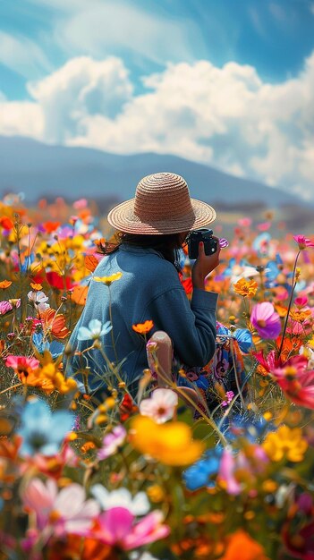 NatureInspired Photographer Drinking Tea