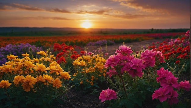 Natures beauty captured in colorful flower