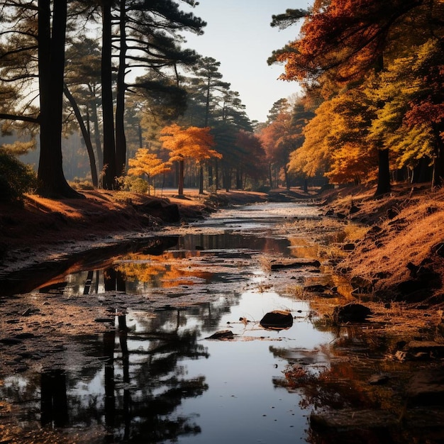 Natures Embrace Autumn Landscape Photo