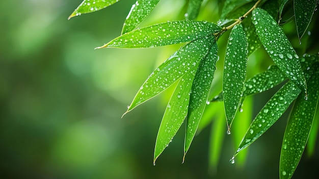 Natures Fresh Embrace After the Rain