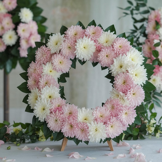 Natures Grace Soothing Chrysanthemums in a Serene Floral Display