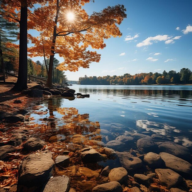 Natures Palette Autumn Landscape Photo