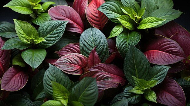 Natures Symphony Lush Foliage Display in Harmonious Balance