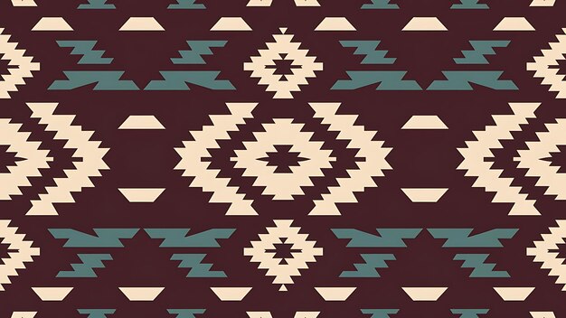 navajo tribal ethnic american textile seamless pattern background