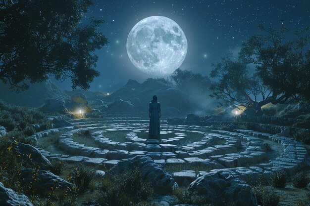 Navigate the lunar labyrinth to discover the socie generative ai