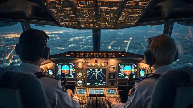 Photo navigating global skies the professionalism and dedication of international flight crews