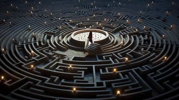 Navigating metaphysical labyrinth