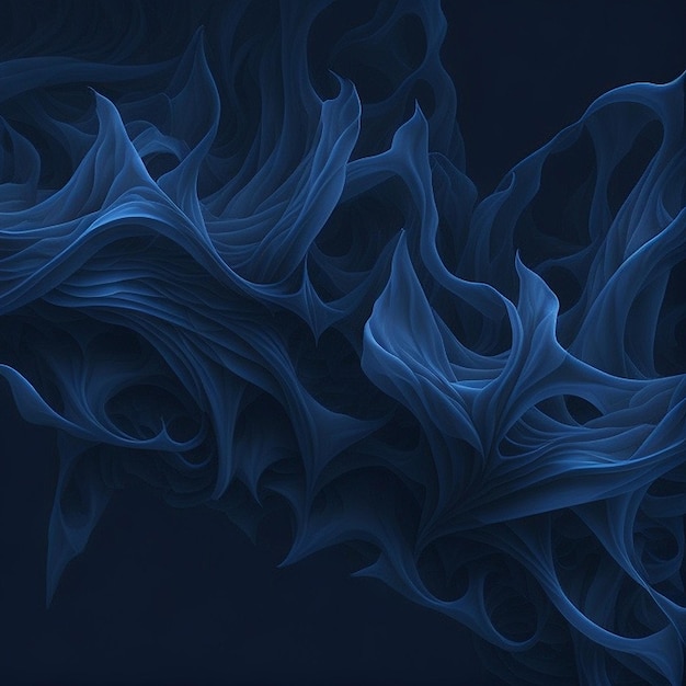 Navy blue smoky art abstract background