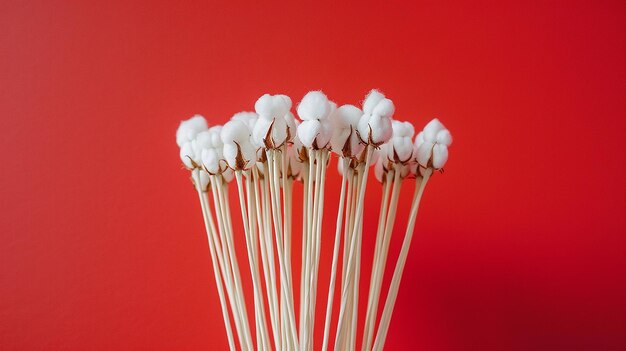 Neatly Arranged Cotton Buds