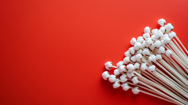 Neatly Arranged Cotton Buds