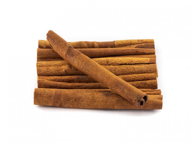 Neatly folded cinnamon sticks