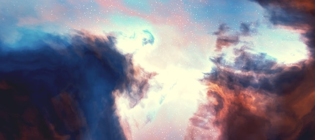 Nebula galaxy abstract background