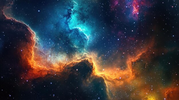 Nebulae and Stars in Deep Space