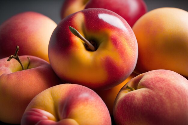 Nectarine cropping numerous nectarines nectarines for backgrounds in food