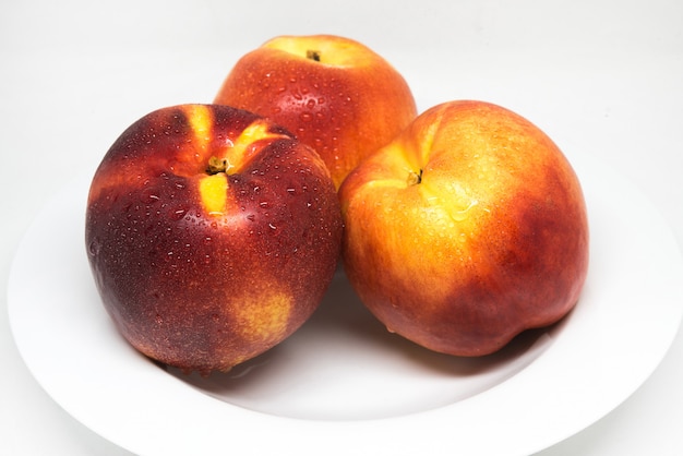 Nectarine fruit, healthy food