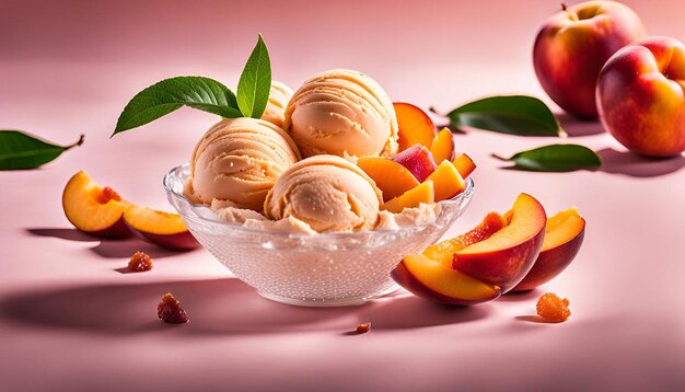 Nectarine Ice Cream