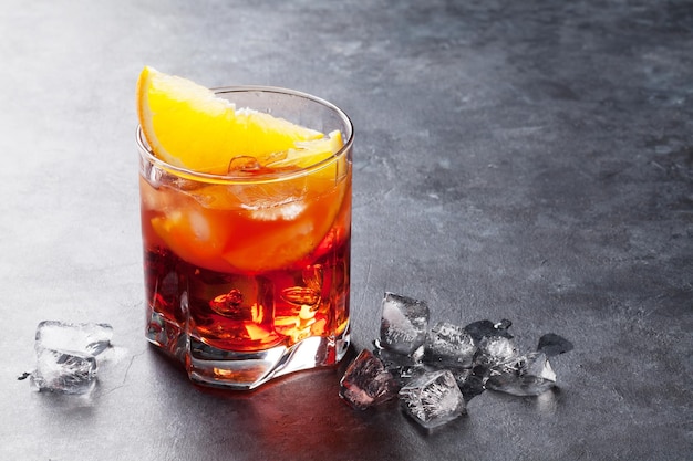 Negroni cocktail