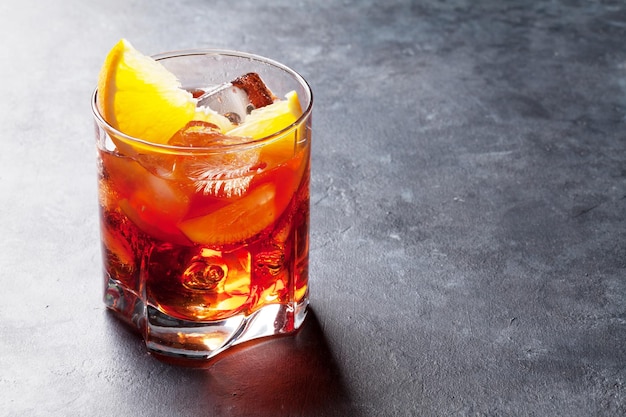 Negroni cocktail