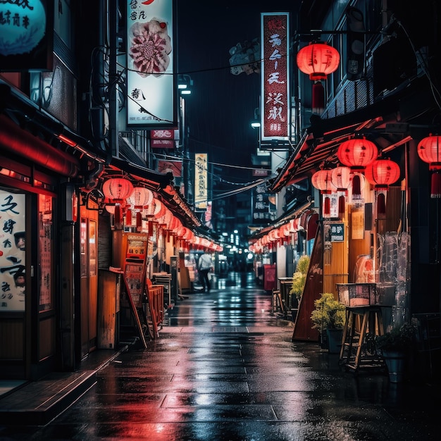 Neo tokyo HD 8K wallpaper Stock Photographic Image