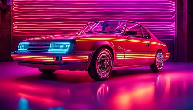 Neon 80s Retro