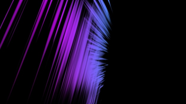 neon abstraction purple rays on a black background futuristic screensaver