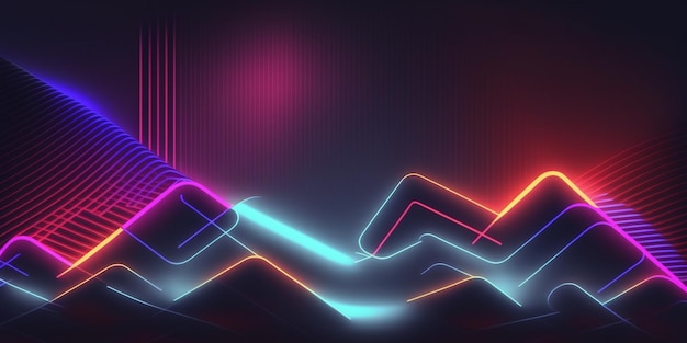 neon background abstract