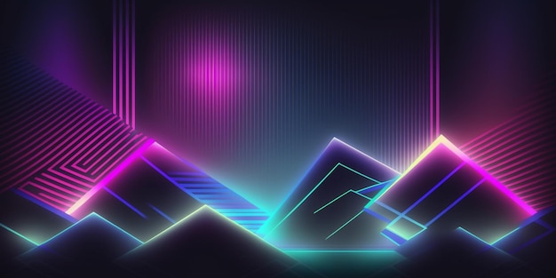 neon background abstract