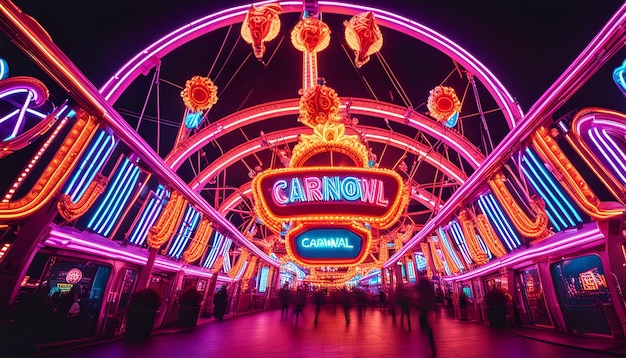 Neon Carnival Glow