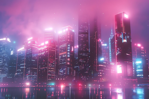 Neon City Dreams 4K Cyberpunk Wallpaper