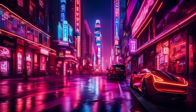 Neon City Glow