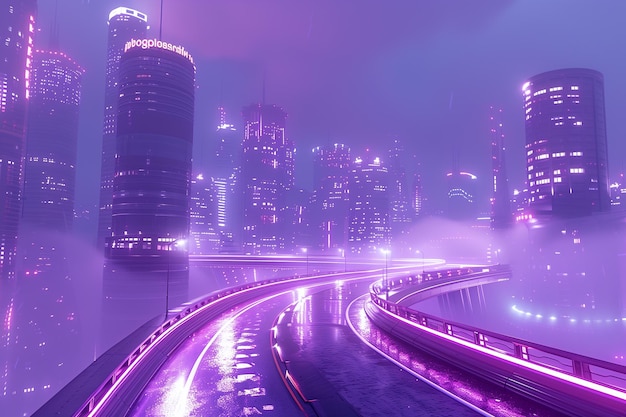 Neon Cityscape