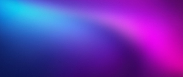 Neon colors flow grainy texture effect purple pink blue color gradient background blurred futuristic banner design