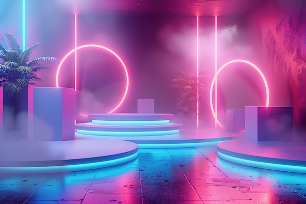 Neon Dream Podium