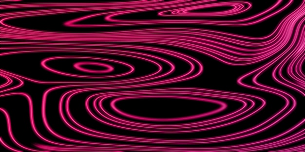 Neon Glow red lines on a dark background, Glowing background