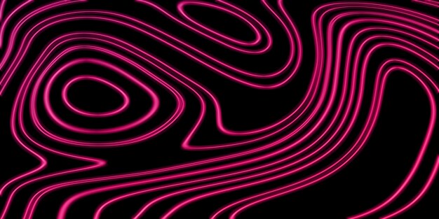 Neon Glow red lines on a dark background, Glowing background