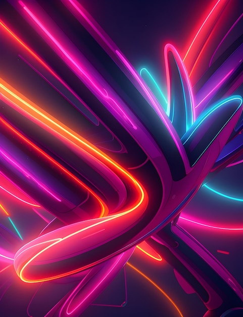 neon laser light background