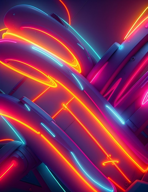 neon laser light background