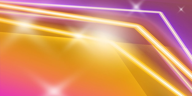 neon light background yellow purple light