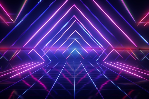 Neon lights background