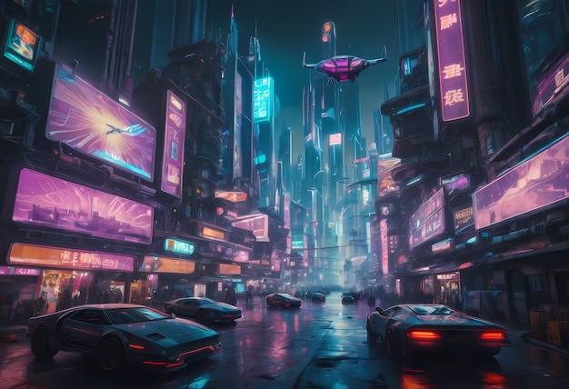 Neon Nights The Cyberpunk Metropolis 8