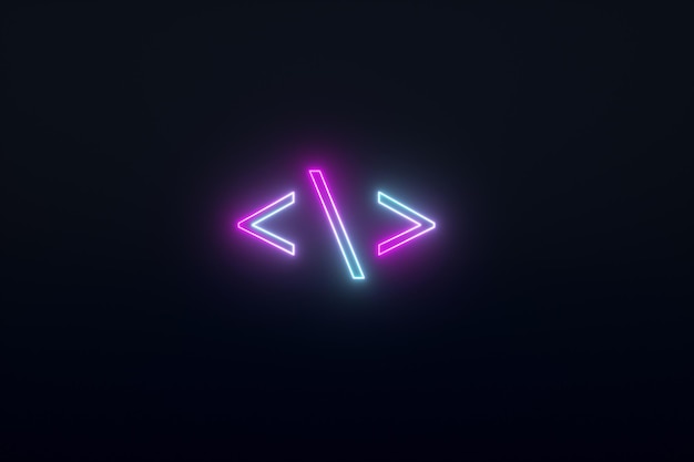 Neon programming code