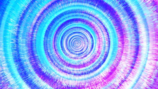 Neon radial spiral advance tunnel effect meta-cosmic tech sense background