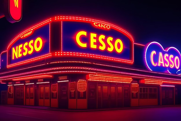 a neon sign for a store called coos