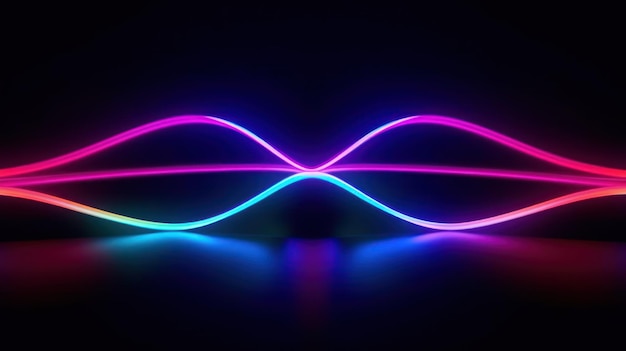 A neon sign that says'infinity'on it