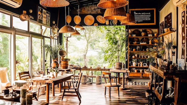 Nestled in the heart of rural Thailand amidst the lush greenery of the forest and the sway