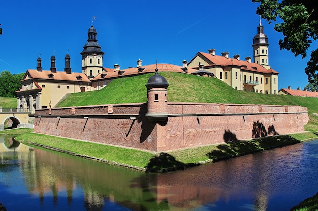 Nesvizh castle in Belarus country