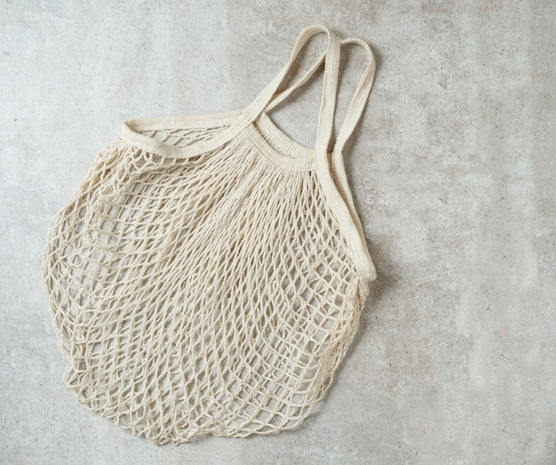 Net bag. Zero waste concept