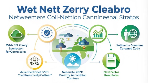 Net Zero and Carbon Neutral Concepts Net Zero Emissions Goals Weather neutral longterm strategy